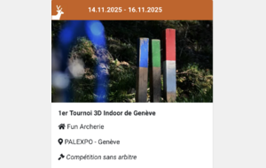 1er Tournoi 3D Indoor de Genève
